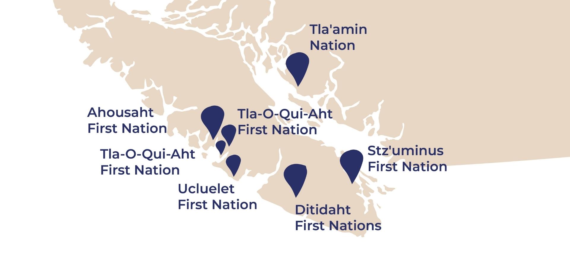 outreach optometry first nations map